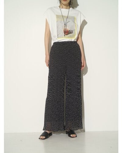 【CHIGNON 2026 SS COLLECTION】サッカードットプリーツPT - Champdelarose