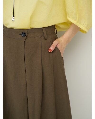 【CHIGNON 2026 SS COLLECTION】麻ミックスキャロットPT - Champdelarose