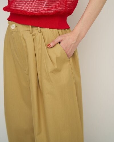 【CHIGNON 2026 SS COLLECTION】タックワイドPT - Champdelarose