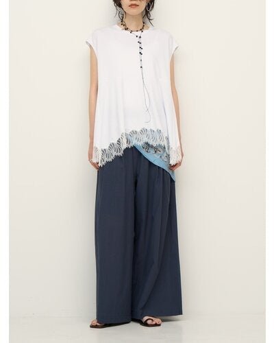 【CHIGNON 2026 SS COLLECTION】ウエストタックシアーワイドPT - Champdelarose