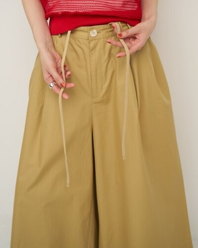 【CHIGNON 2026 SS COLLECTION】タックワイドPT - Champdelarose