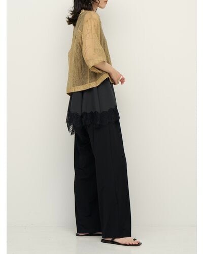 【CHIGNON 2026 SS COLLECTION】シアープリントハーフスリーブSH - Champdelarose