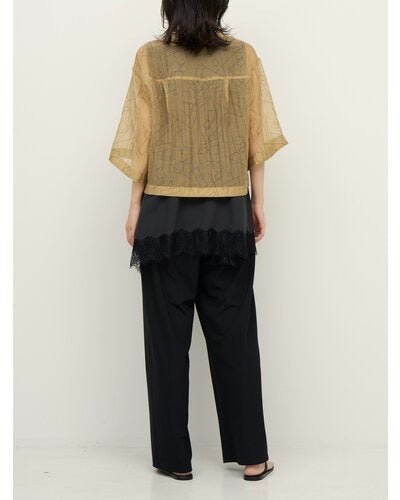 【CHIGNON 2026 SS COLLECTION】シアープリントハーフスリーブSH - Champdelarose