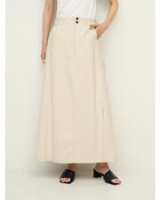 【CHIGNON 2026 SS COLLECTION】麻ミックススリットSK - Champdelarose