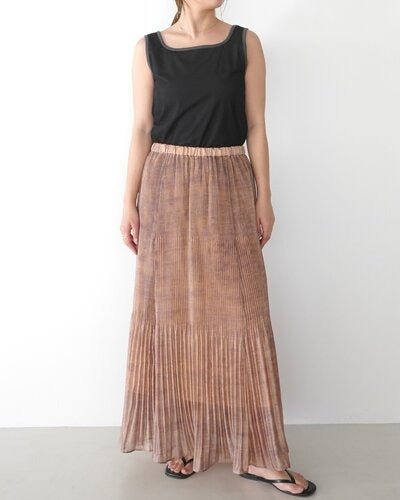 【CHIGNON 2026 SS COLLECTION】シアープリーツSK - Champdelarose