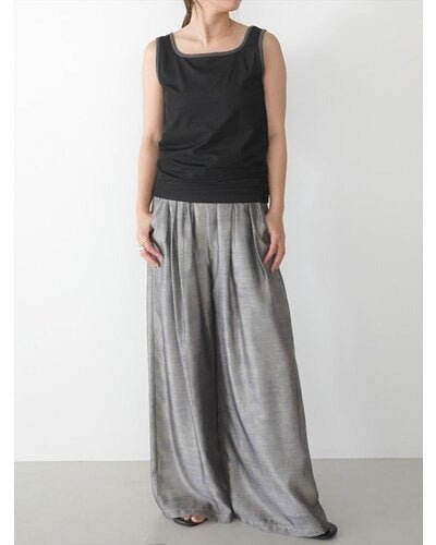 【CHIGNON 2026 SS COLLECTION】ナローストラップチュールTANK - Champdelarose