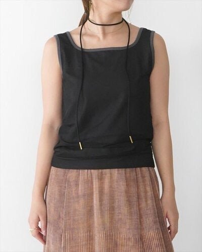 【CHIGNON 2026 SS COLLECTION】ナローストラップチュールTANK - Champdelarose