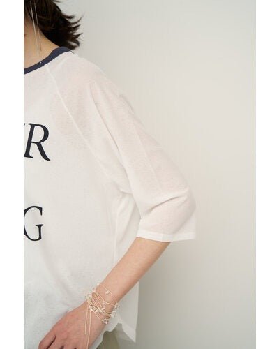 【CHIGNON 2026 SS COLLECTION】シアーリンガープリントTee - Champdelarose