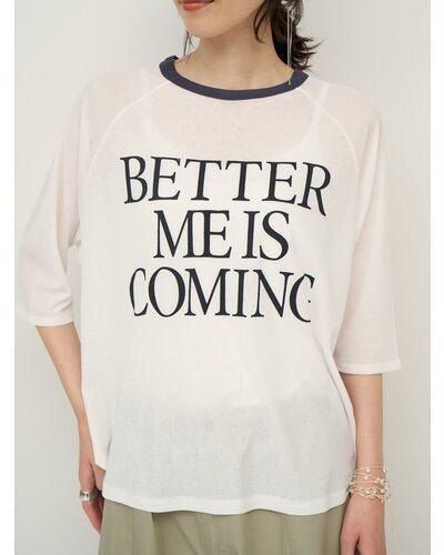【CHIGNON 2026 SS COLLECTION】シアーリンガープリントTee - Champdelarose