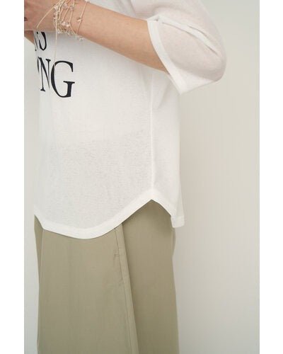 【CHIGNON 2026 SS COLLECTION】シアーリンガープリントTee - Champdelarose