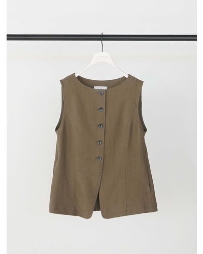 【CHIGNON 2026 SS COLLECTION】麻ミックスジレTOPS - Champdelarose