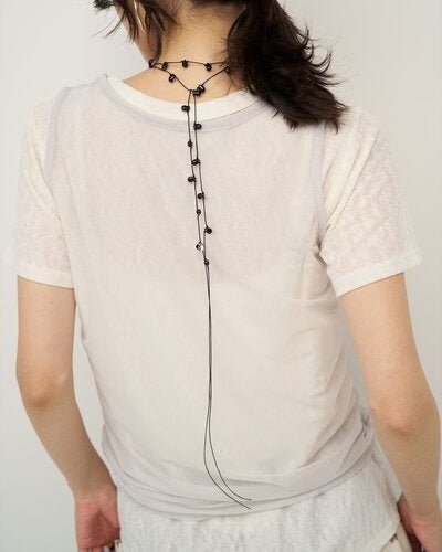 【CHIGNON 2026 SS COLLECTION】レイヤードシアーTOPS - Champdelarose