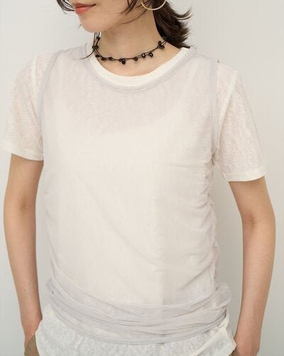 【CHIGNON 2026 SS COLLECTION】レイヤードシアーTOPS - Champdelarose