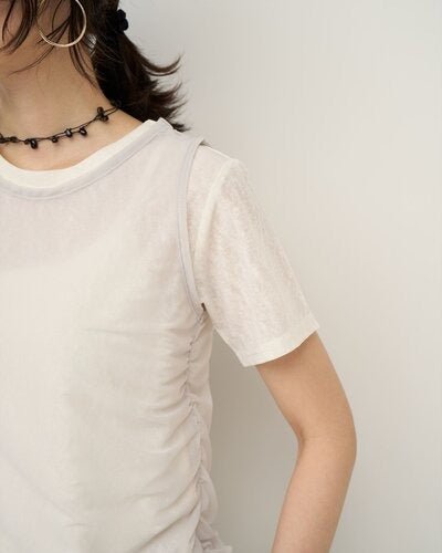 【CHIGNON 2026 SS COLLECTION】レイヤードシアーTOPS - Champdelarose