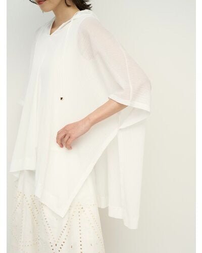 【CHIGNON 2026 SS COLLECTION】シアーメッシュポンチョTOPS - Champdelarose
