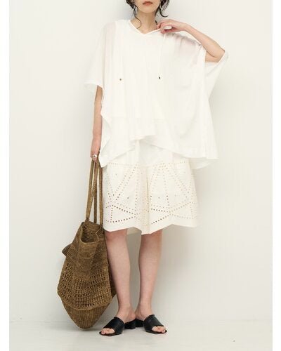 【CHIGNON 2026 SS COLLECTION】シアーメッシュポンチョTOPS - Champdelarose
