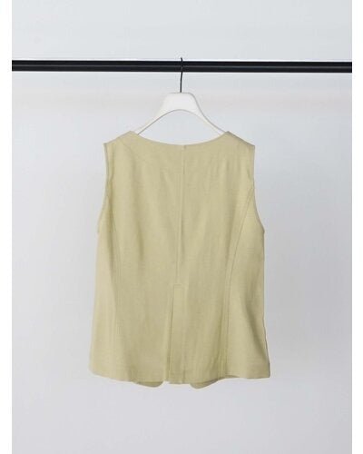 【CHIGNON 2026 SS COLLECTION】麻ミックスジレTOPS - Champdelarose