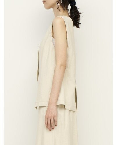 【CHIGNON 2026 SS COLLECTION】麻ミックスジレTOPS - Champdelarose