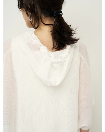 【CHIGNON 2026 SS COLLECTION】シアーメッシュポンチョTOPS - Champdelarose