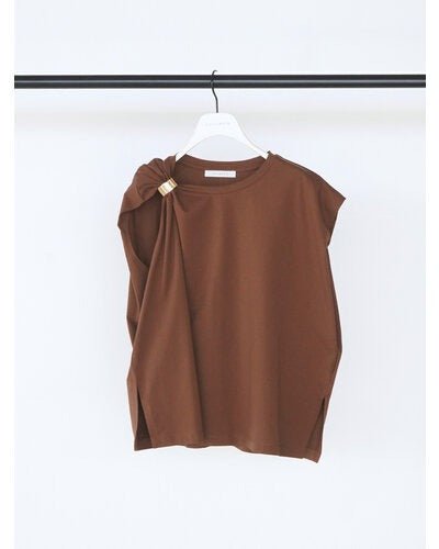 【CHIGNON 2026 SS COLLECTION】メタルクリップ付きタックTOPS - Champdelarose
