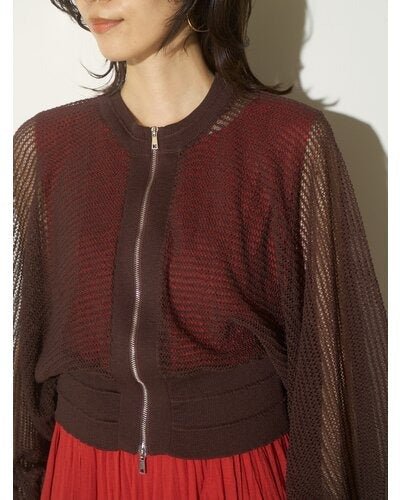 【CHIGNON 2026 SS COLLECTION】ボーダースカシドルマンZIPCD - Champdelarose