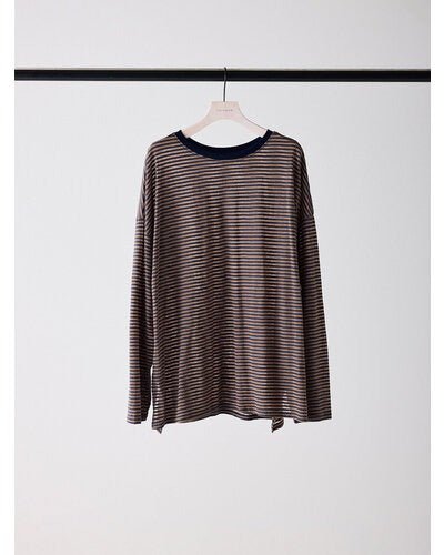 追加生産【CHIGNON 2026 SS】シアーボーダーロンTEE - Champdelarose