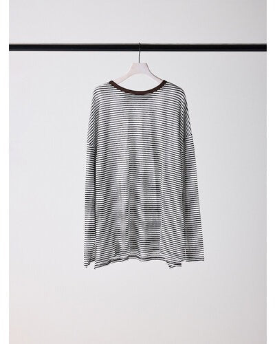 追加生産【CHIGNON 2026 SS】シアーボーダーロンTEE - Champdelarose