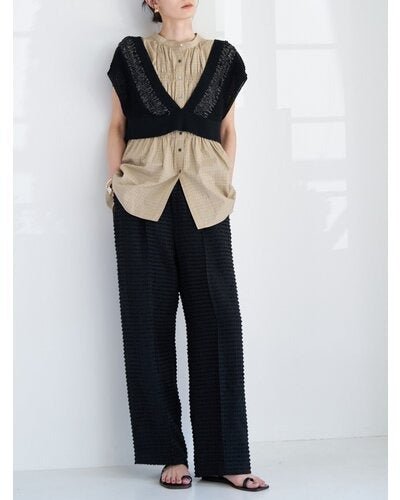 【CHIGNON 2026 SUMMER COLECTION】ヘアピンレースドッキングベスト - Champdelarose