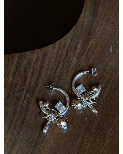 【CHIGNON 2026 SUMMER COLECTION】シングルフープピアス - Champdelarose
