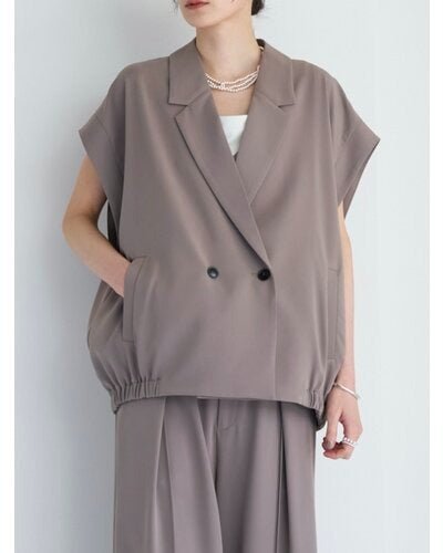 【CHIGNON 2026 SUMMER COLECTION】オーバーフォルムダブルジレ - Champdelarose