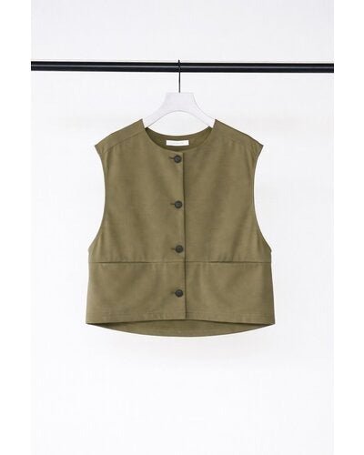 【CHIGNON 2026 SUMMER COLECTION】ポンチショートジレ - Champdelarose