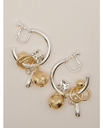【CHIGNON 2026 SUMMER COLECTION】ジングルフープイヤリング - Champdelarose