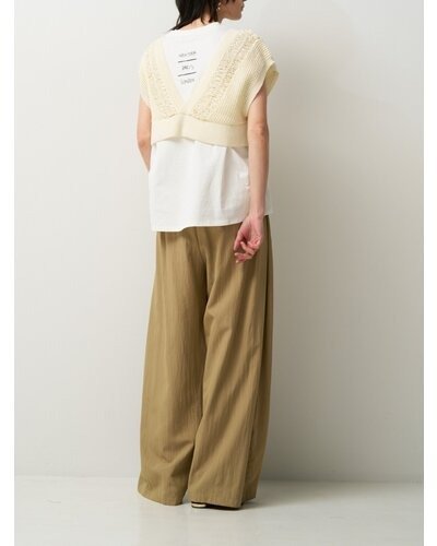 【CHIGNON 2026 SUMMER COLECTION】ヘアピンレースドッキングベスト - Champdelarose