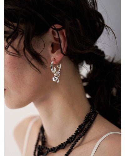 【CHIGNON 2026 SUMMER COLECTION】シングルフープピアス - Champdelarose