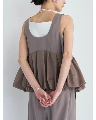 【CHIGNON 2026 SUMMER COLECTION】2WAYバルーンビスチェ - Champdelarose