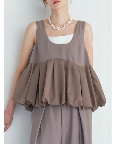 【CHIGNON 2026 SUMMER COLECTION】2WAYバルーンビスチェ - Champdelarose