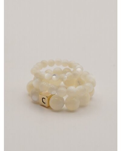 【CHIGNON 2026 SUMMER COLECTION】丸玉リング3レイヤーセット - Champdelarose
