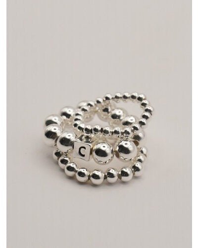 【CHIGNON 2026 SUMMER COLECTION】丸玉リング3レイヤーセット - Champdelarose