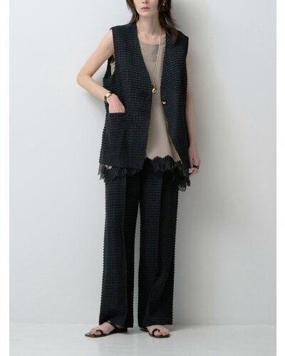 【CHIGNON 2026 SUMMER COLECTION】ドットJQストレートPT - Champdelarose