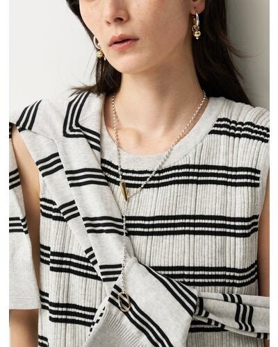 【CHIGNON 2026 SUMMER COLECTION】オーバルボールチェーンクリップNL - Champdelarose