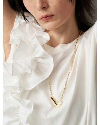 【CHIGNON 2026 SUMMER COLECTION】オーバルボールチェーンクリップNL - Champdelarose