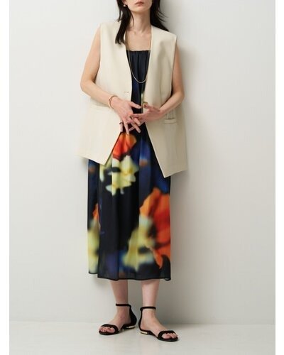 【CHIGNON 2026 SUMMER COLECTION】フォグフラワープリントOP - Champdelarose