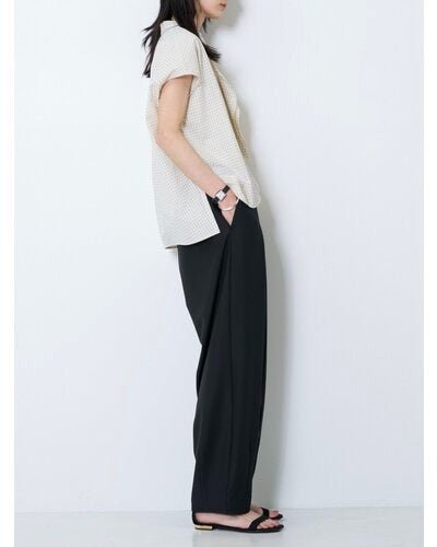 【CHIGNON 2026 SUMMER COLECTION】ラインフロントカーブヘムシャツPO - Champdelarose