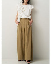 【CHIGNON 2026 SUMMER COLECTION】サイドタックワイドPT - Champdelarose