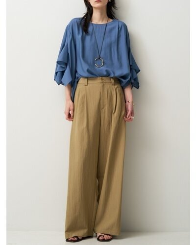 【CHIGNON 2026 SUMMER COLECTION】サイドタックワイドPT - Champdelarose