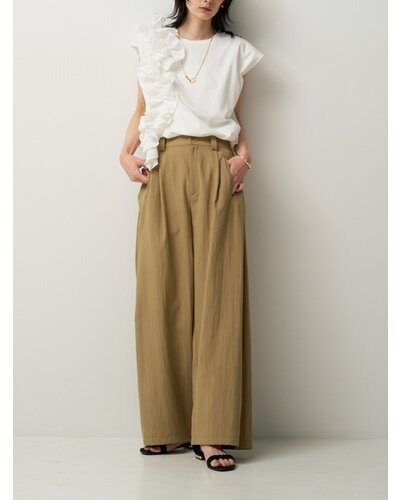 【CHIGNON 2026 SUMMER COLECTION】ブルームフリルTEE - Champdelarose