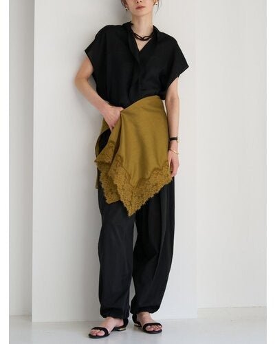 【CHIGNON 2026 SUMMER COLECTION】レースマルチWAYスカーフ - Champdelarose