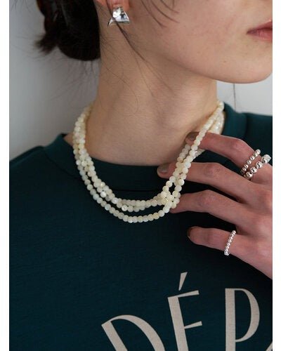 【CHIGNON 2026 SUMMER COLECTION】丸玉マルチWAYネックレス - Champdelarose