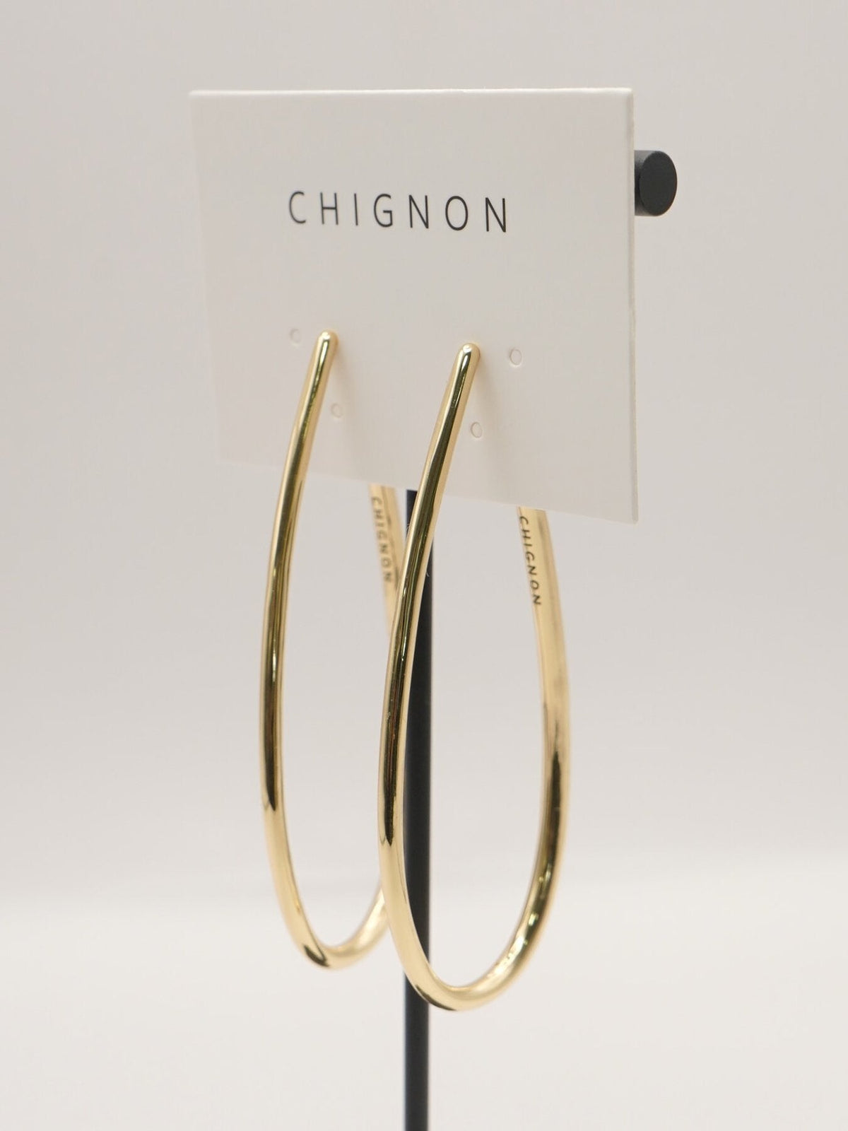 【CHIGNON 2027 PRE-SPRING】ドロップフープイヤリング - 12月下旬頃発送 - Champdelarose