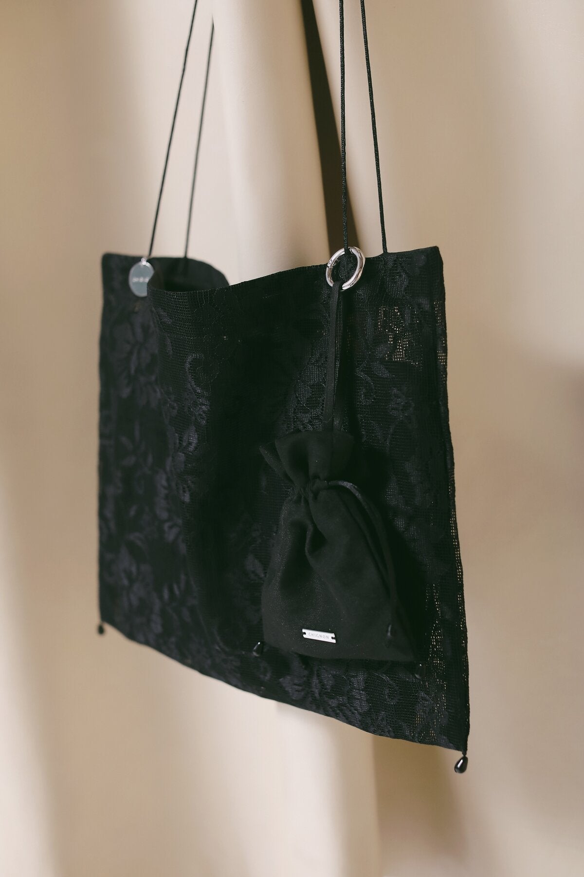 【CHIGNON 2027 PRE-SPRING】レースバッグ&ミニ巾着 - 12月下旬頃発送 - Champdelarose